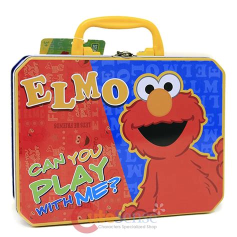 elmo metal lunch box|Elmo's World Sesame Street Mini Metal Elmo Lunchbox .